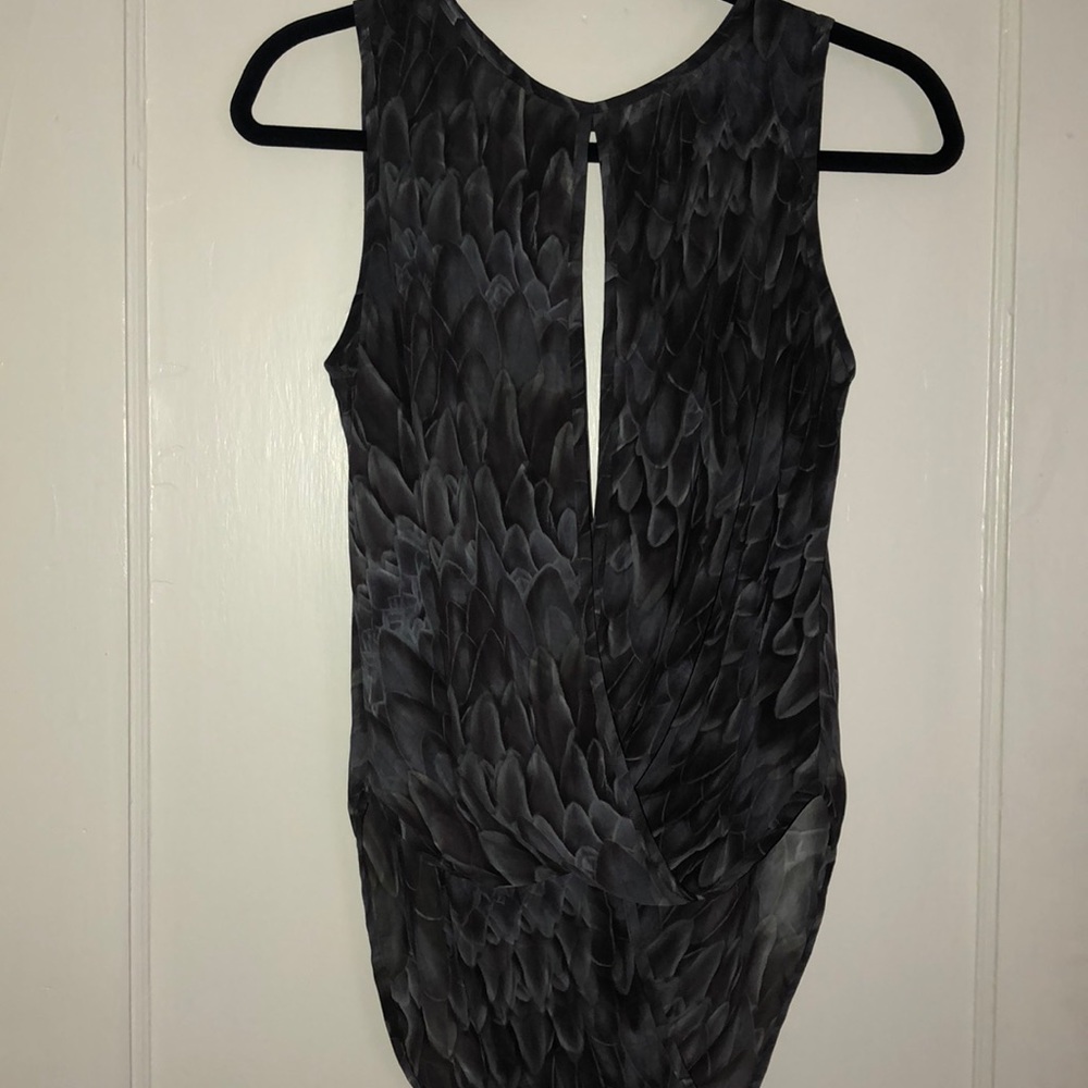 LF Feather pattern blouse